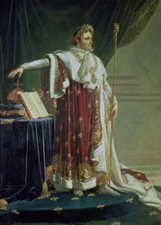 Napoleon I:n muotokuva kruunausvaatteissaan, 1804